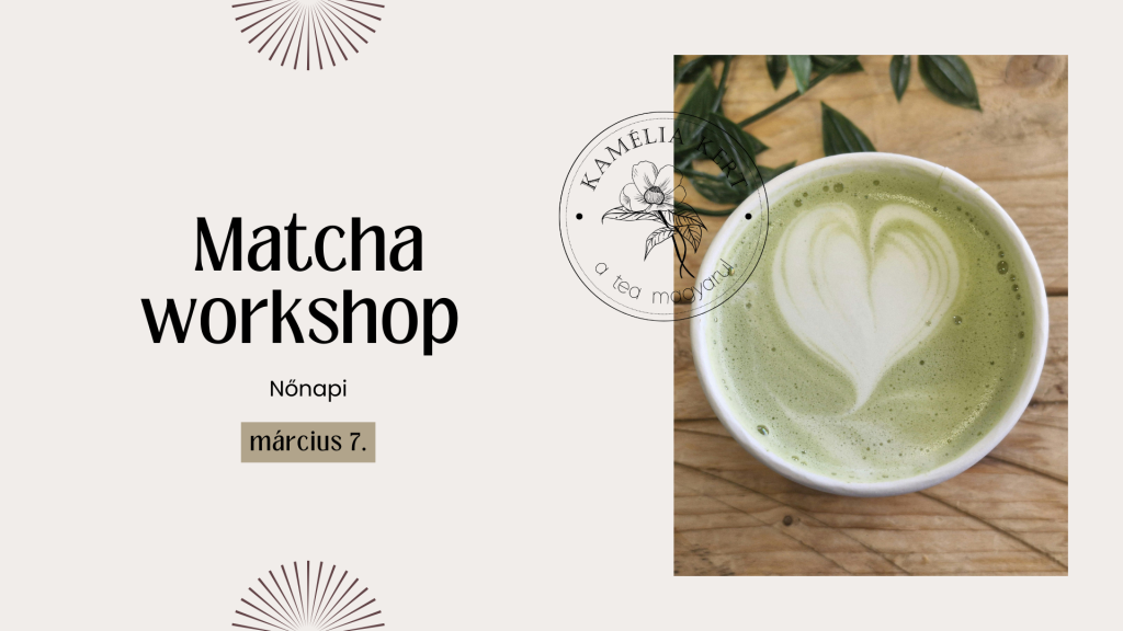 kamélia kert matcha workshop