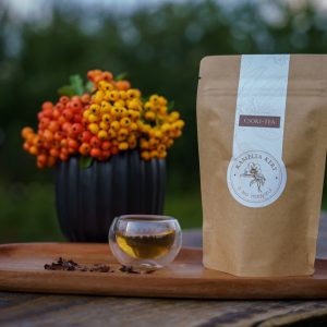 kamélia kert kakaóbab héj tea